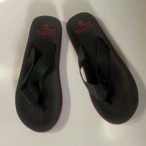 Lucifer Season 6 wrap gift - flip flops!